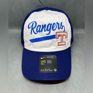 Nike Heritage 86 Texas Rangers Hat Baseball Cap Adjustable Strapback Cooperstown
